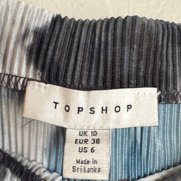 TOPSHOT Print Plisse’ Midi Shirt - Picture 5 of 7